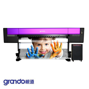 1.8m LED-UV Inkjet printer with five Ricoh Gen5i print Heads